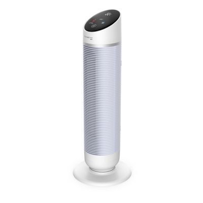 Aeroterma electrica Rowenta Silent Comfort 3 in 1 HQ8110F0, 2400W, 3 trepte viteza, telecomanda, filtru, functie oprire automata, alb & gri