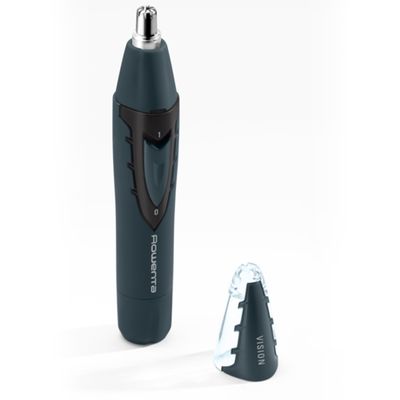 Trimmer pentru nas & urechi Rowenta Vision TN3011F0, autonomie 3 ore, tehnologie VISION, rezistent la apa, albastru