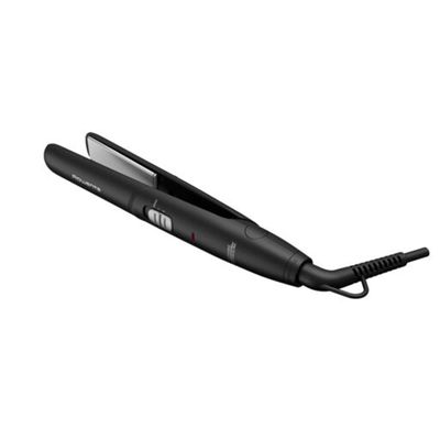 Placă de îndreptat părul Rowenta Express Style SF1810F0,  înveliș CeramicTourmaline, 180°C - 210°C, negru&argintiu