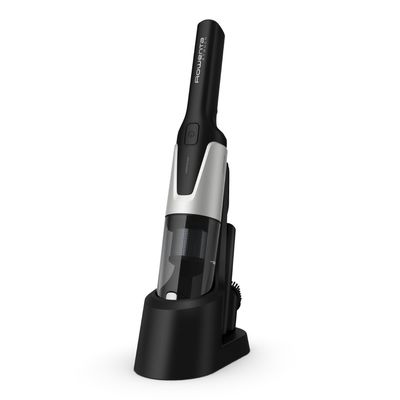 Aspirator de mână Rowenta X-Touch AC9736WO, autonomie 10 min, 2 accesorii, recipient 200ml, gri&alb