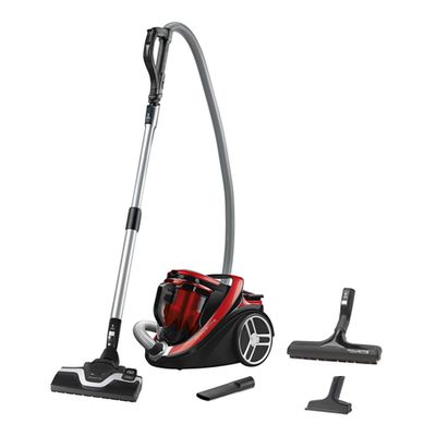 Aspirator fără sac Rowenta Silence Force Cyclonic 5 RO7649EA, 550W, 2.5L, perie Power Air, perie Parquet Softcare, roșu
