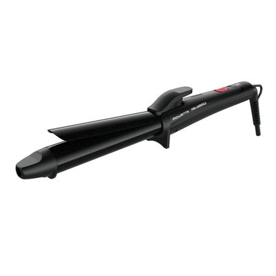 Ondulator de par Rowenta Karl Lagerfeld CF321LF0, înveliș exclusiv Keratin & Glow, 200°C, cablul 1.8m, negru&roșu