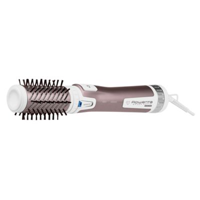 Perie rotativa Rowenta Brush Activ' Premium Care CF9540, 1000W, 2 trepte, 2 viteze, ionizare, 2 perii, Cashmere Keratin,  înveliş ceramic, roz