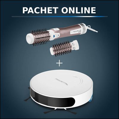 Pachet PROMO Aspirator robot X-Plorer Serie 130 Ai Animal & Allergy RR9077WH si Perie rotativa Rowenta Brush Activ' Premium Care CF9540 Pachet PROMO Aspirator robot X-Plorer Serie 130 Ai Animal & Allergy RR9077WH si Perie rotativa Rowenta Brush Activ' Premium Care CF9540