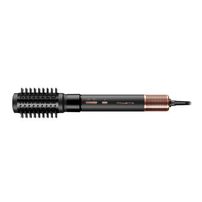 Perie multifunctionala cu aer cald Rowenta Air Shape UB9820E0, invelis ceramic, generator de ioni, 3 trepte viteza/temperatura, concentrator, negru & bronz