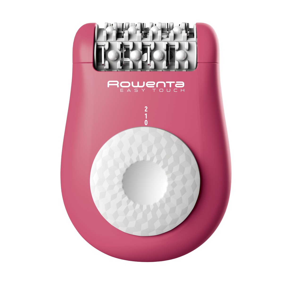Epilator Rowenta Easy Touch EP1110F1  24 pensete  compact  usor de utilizat  sistem de masaj cu bile  roz neon