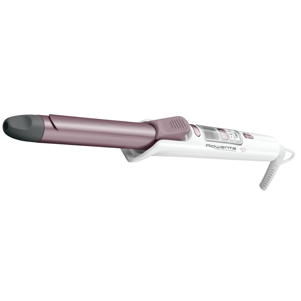 Ondulator de păr Rowenta Premium Care Precious Curls CF3460F0  8 trepte de temperatură 130 - 200 °C  Cronometru  Cashmere Keratin  alb
