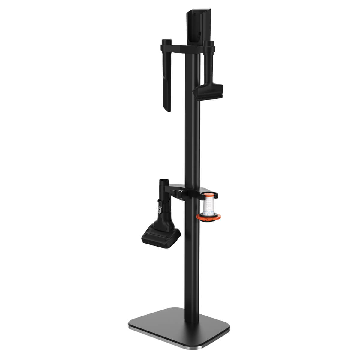 Suport de podea pentru andocare si incarcare Rowenta ZR905004 cu orificii pentru accesorii  compatibil cu gama de aspiratoare X-Force Flex 9.60  13.60
